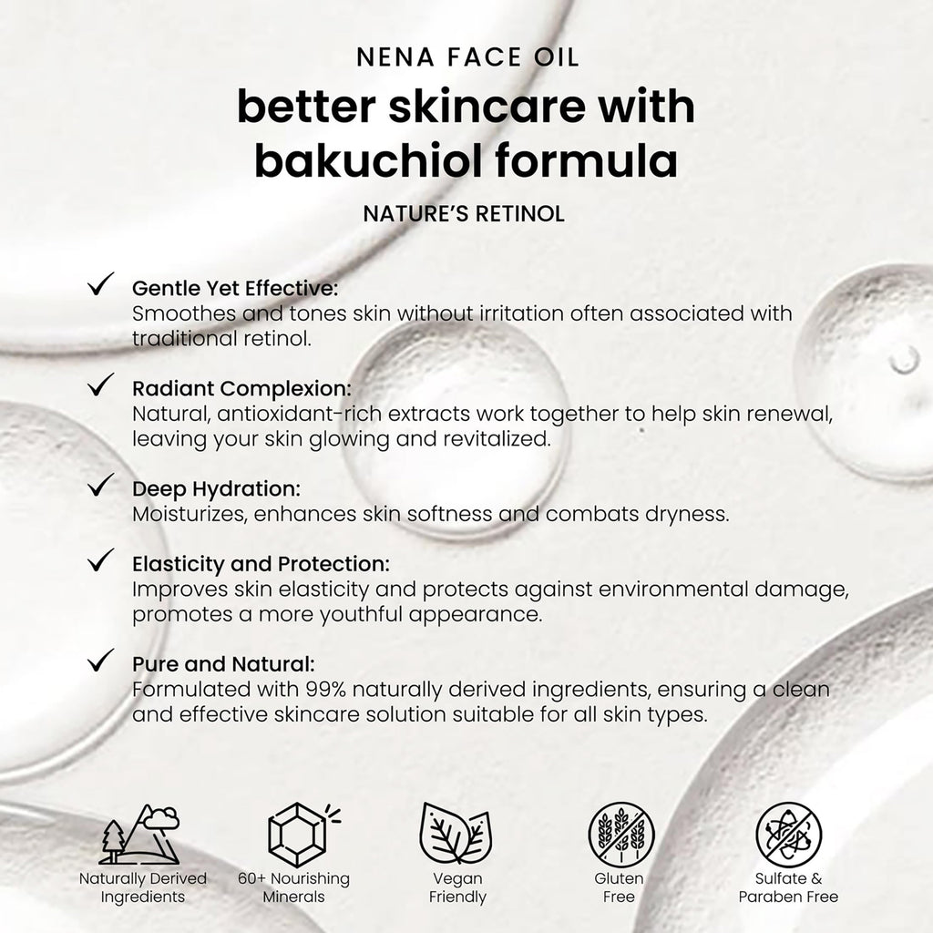 Bakuchiol and Vitamin E Face Oil 1 oz Y305382