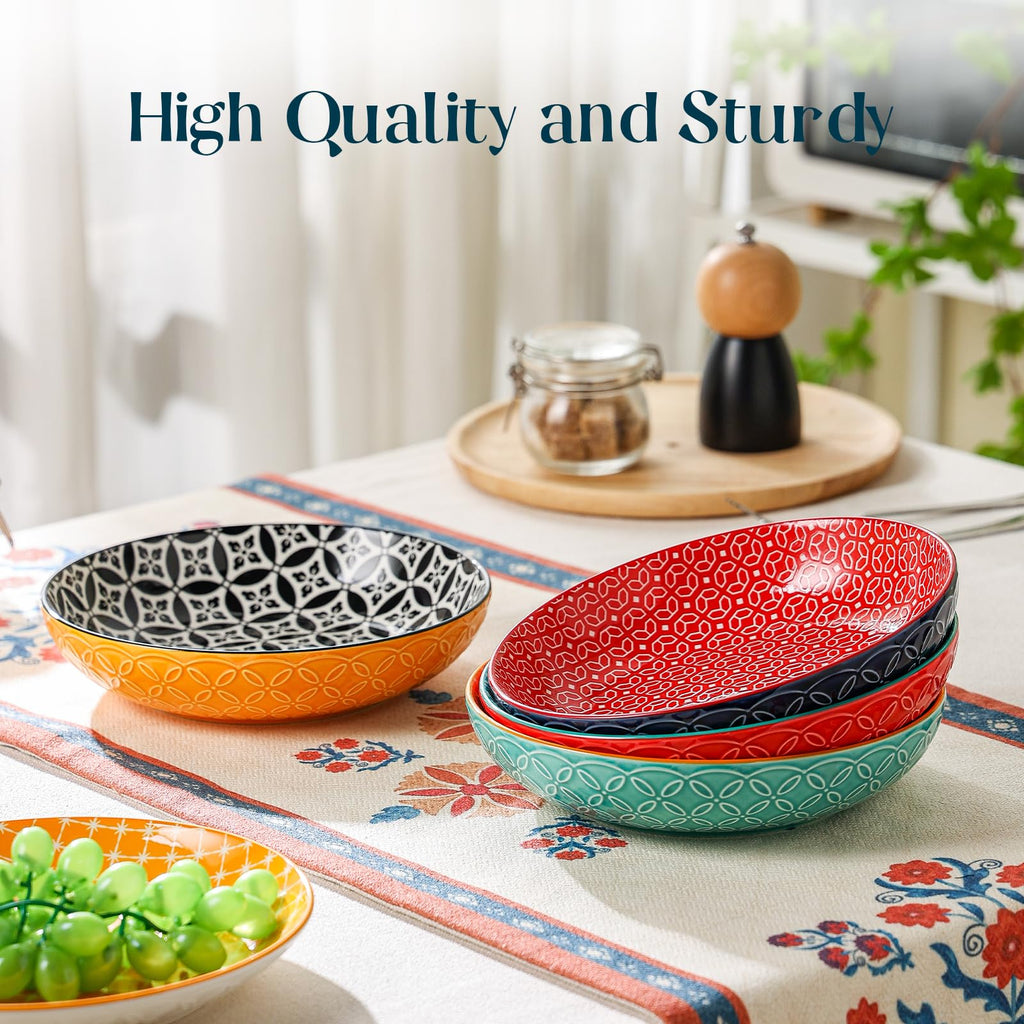 8.5" Porcelain Serving Bowls Set of 4 N9507