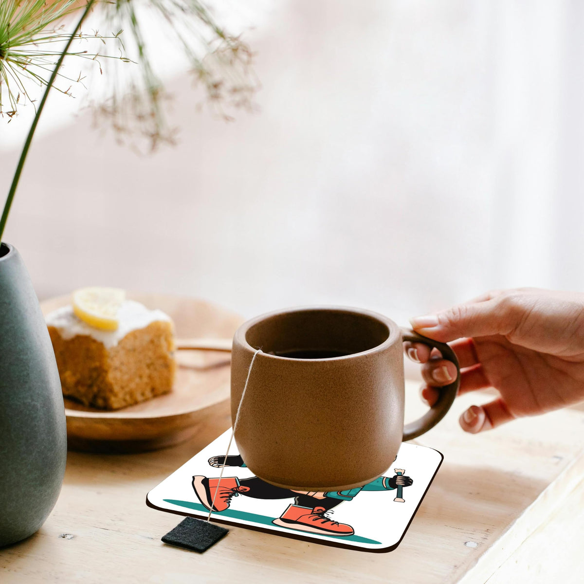 Set of 4 Cork Coasters Q68453