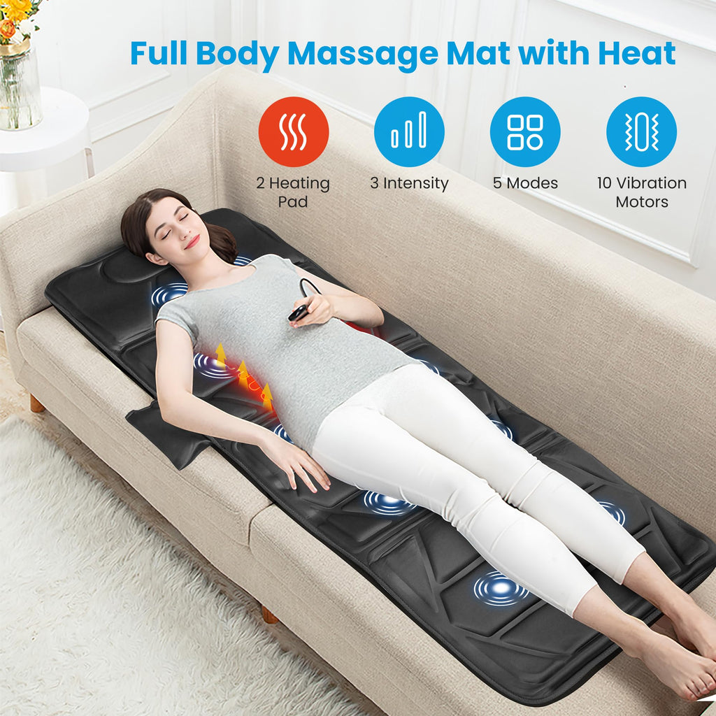 Full Body Massage Mat with Heat Y976
