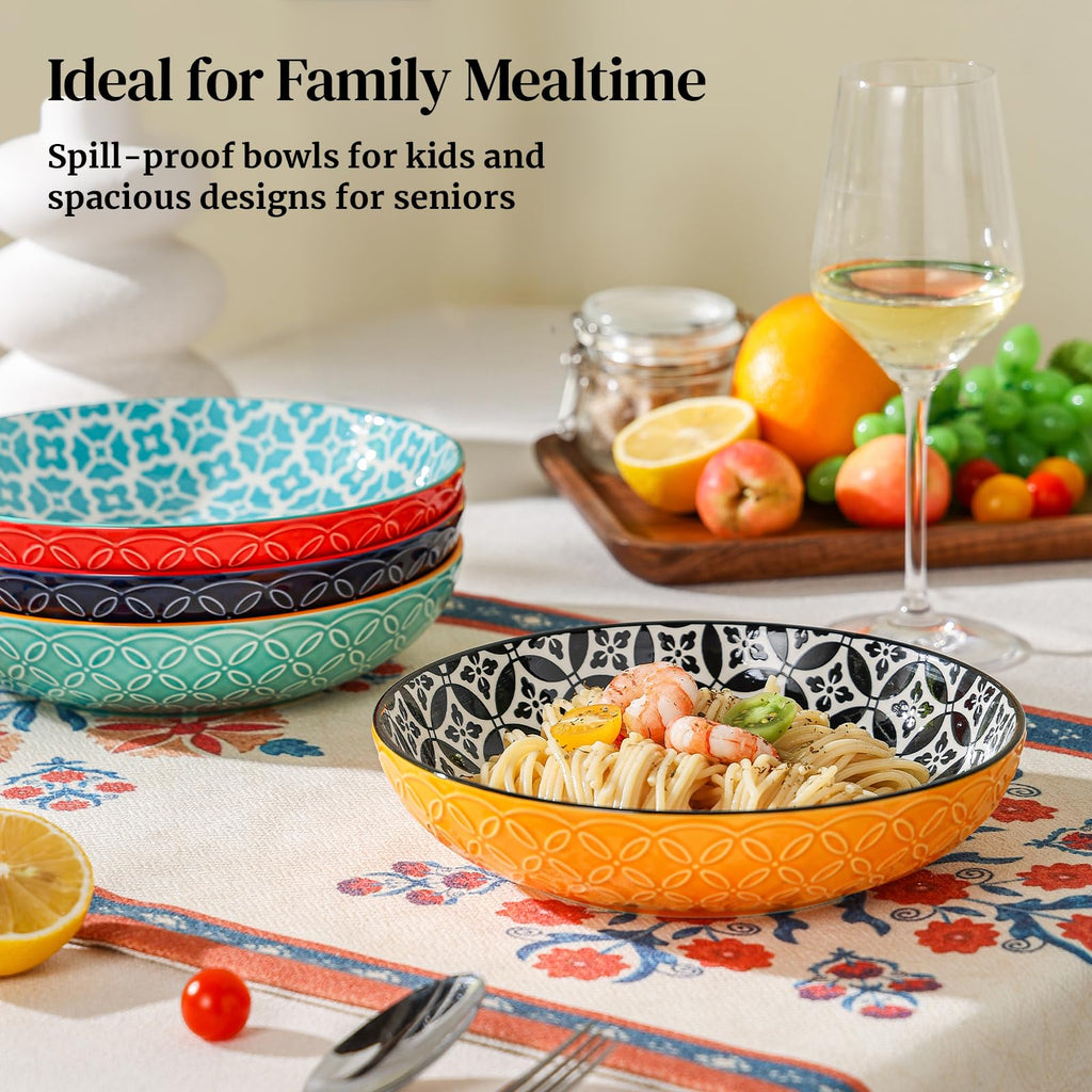 8.5" Porcelain Serving Bowls Set of 4 N9507