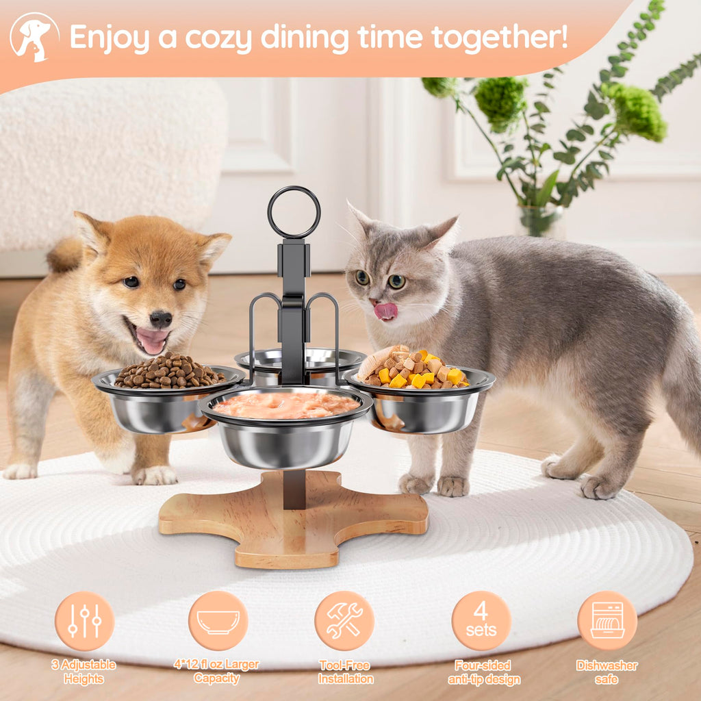 Elevated Cat Bowls with Stand F65681