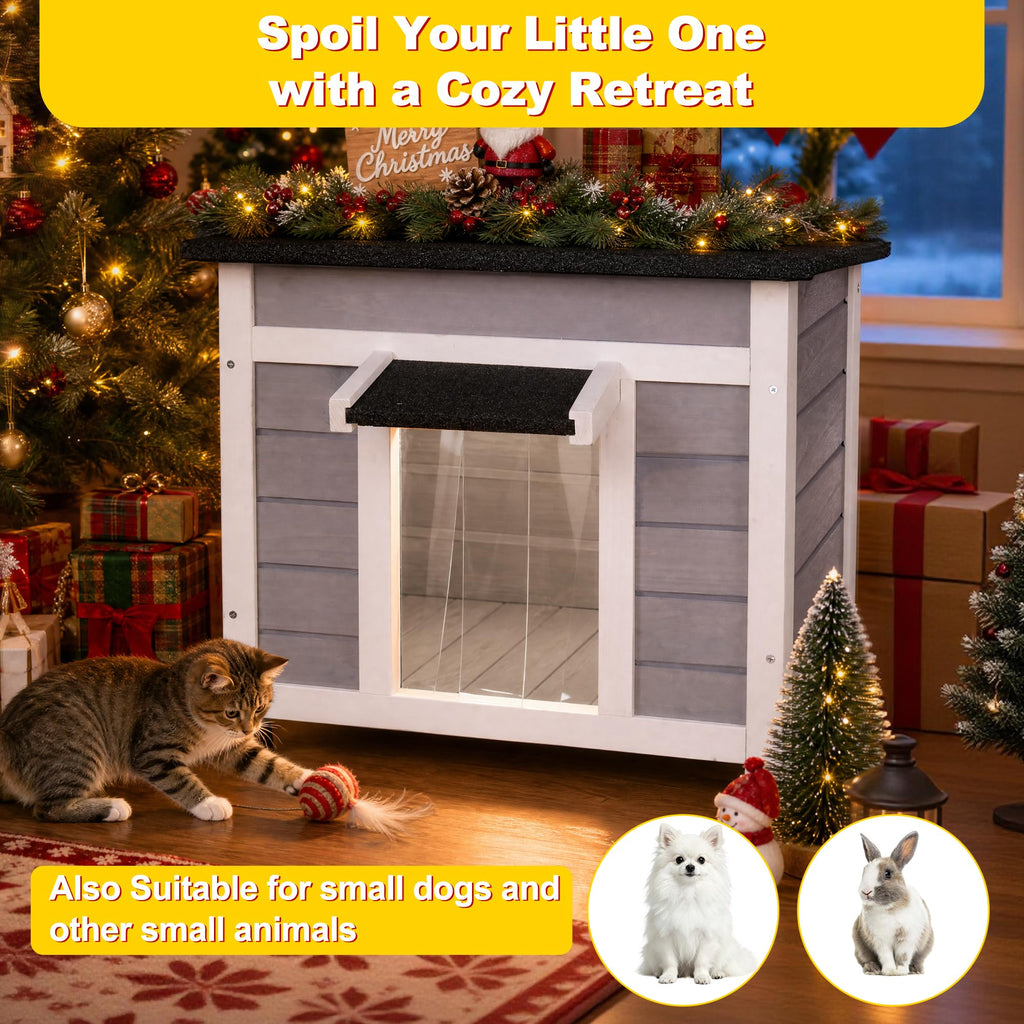 Insulated Outdoor Cat House E24911