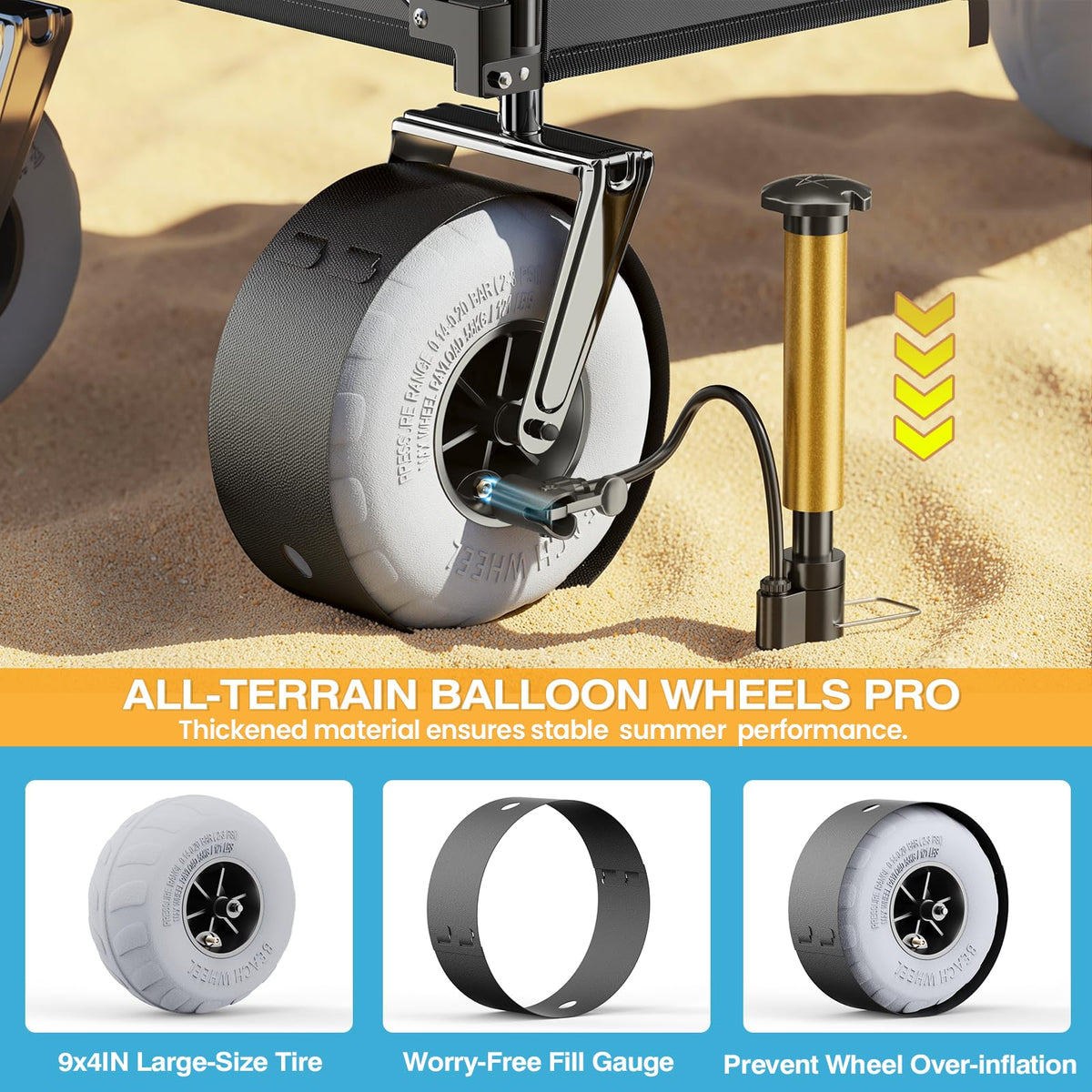 240L Beach Wagon with Balloon Wheels Y641050