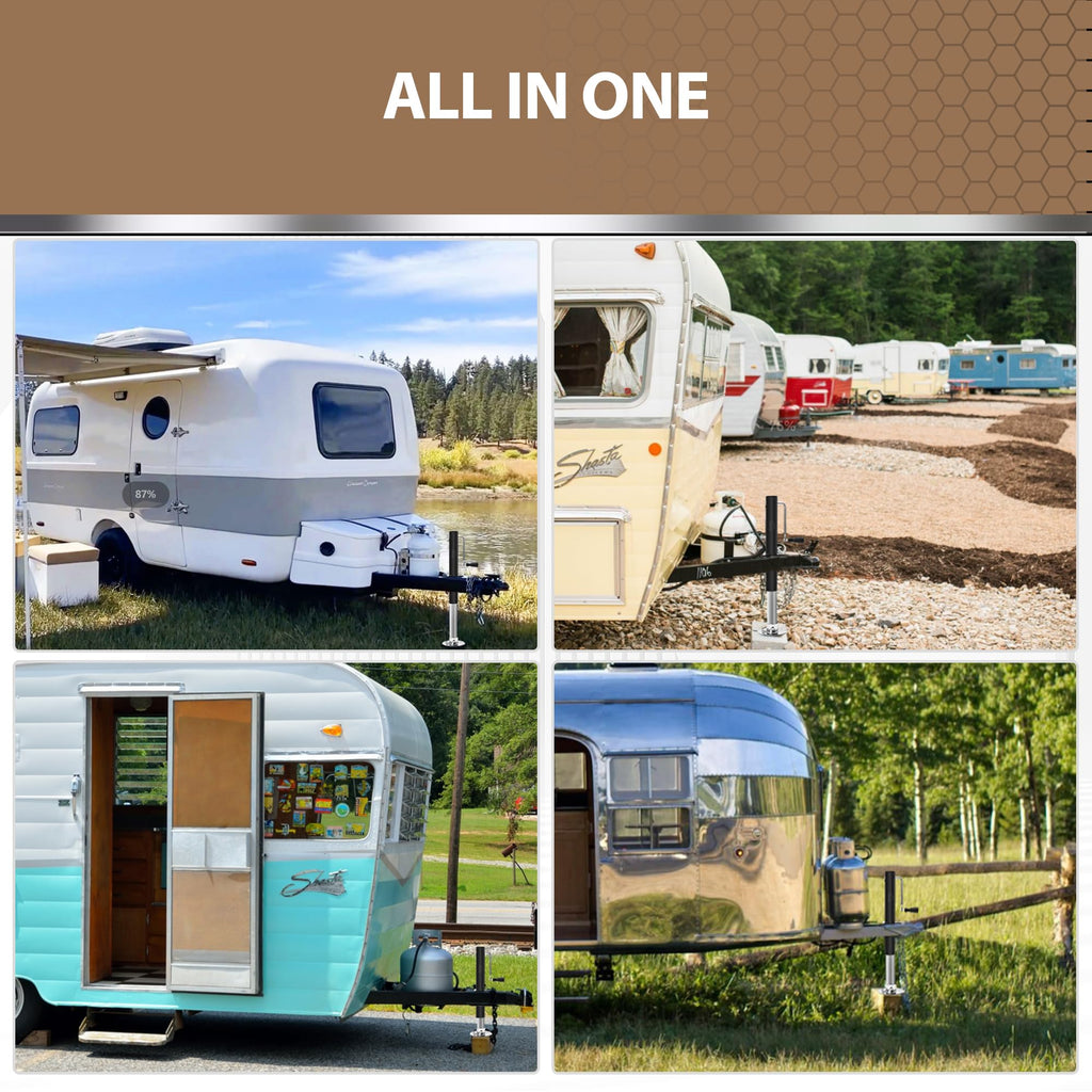 2000lb 15" Heavy Duty A-Frame Trailer Tongue Jack T654495