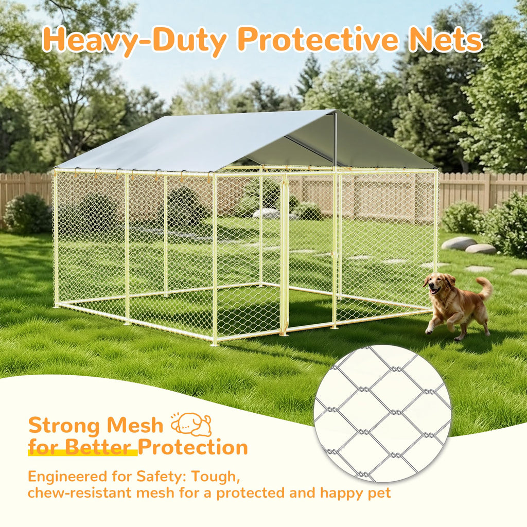 10x10 ft Heavy Duty Outdoor Dog Kennel P2672