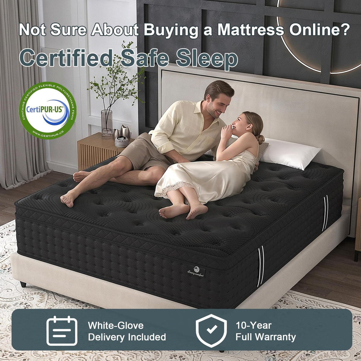 Full Size 14 Inch Hybrid Mattress Z228