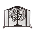 Black Metal Fireplace Screen S57279